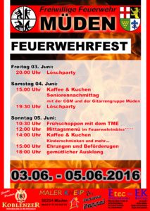 Feuerwehrfest 2016